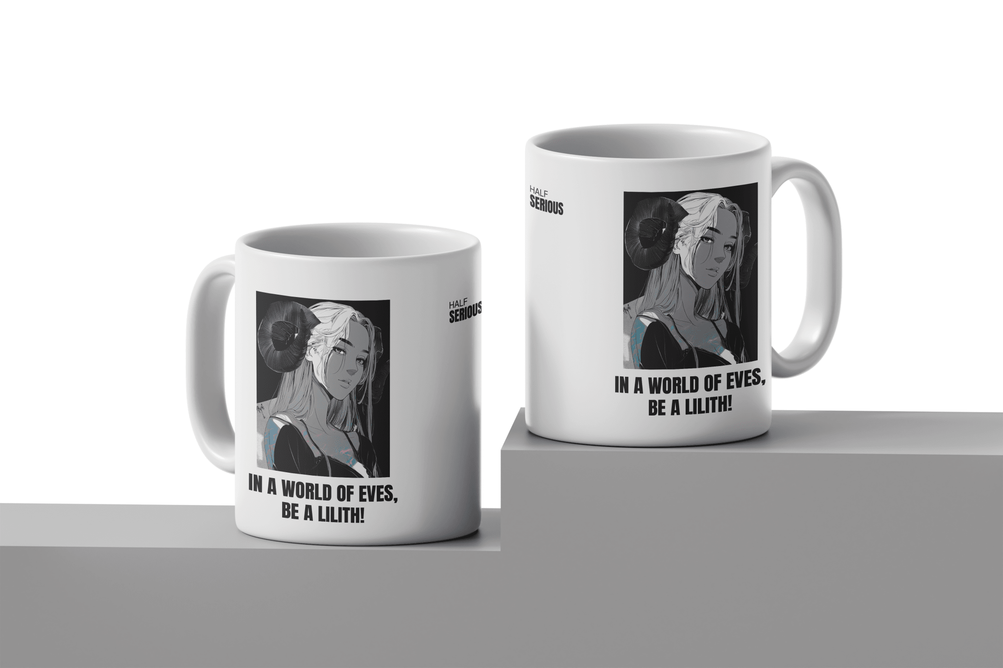 Caneca Eve vs Lilith - HalfSerious