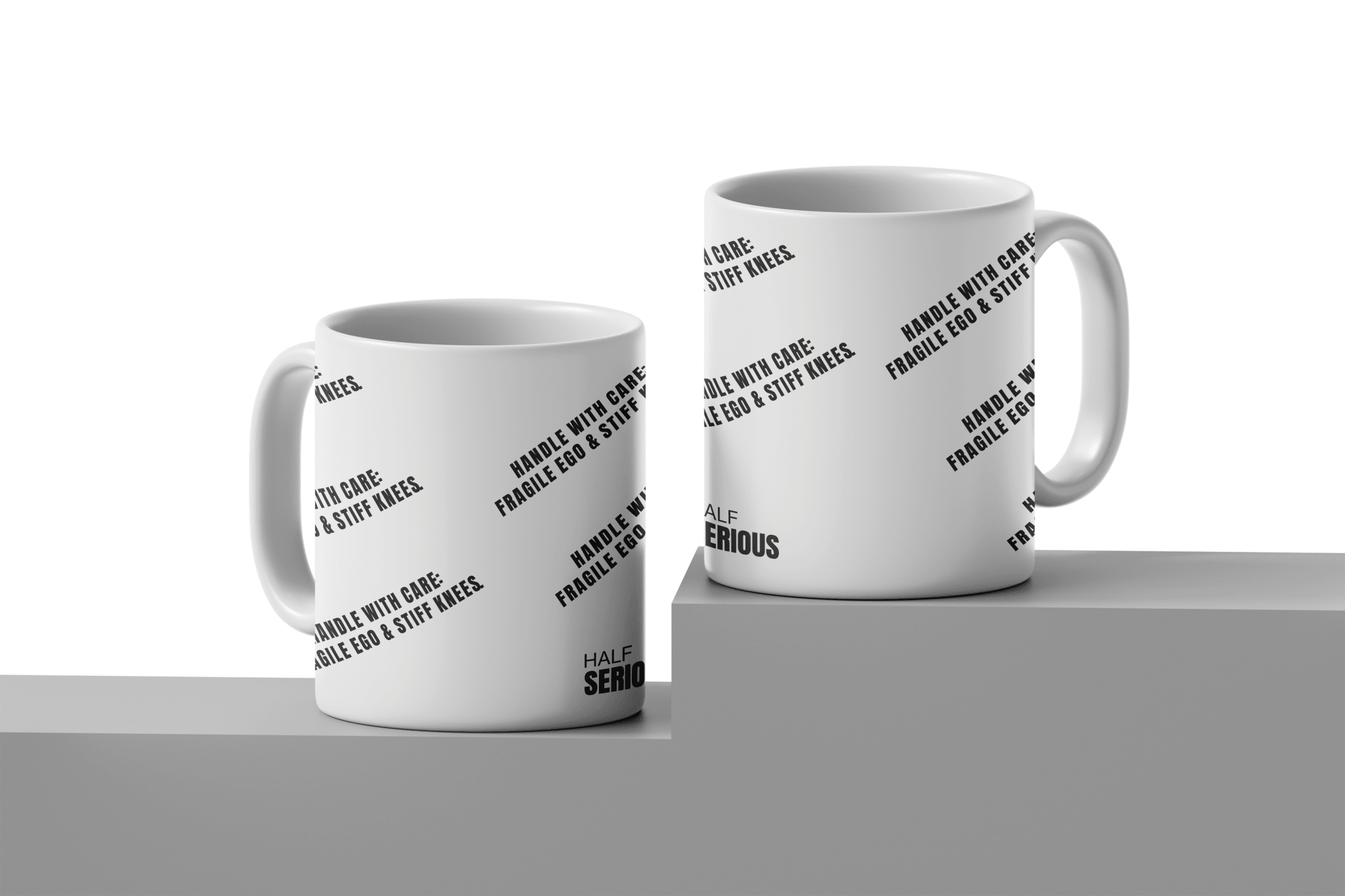 Caneca Handle With Care - HalfSerious