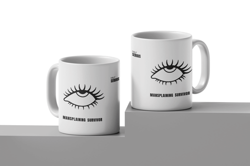 Caneca Mansplaining Survivor - HalfSerious