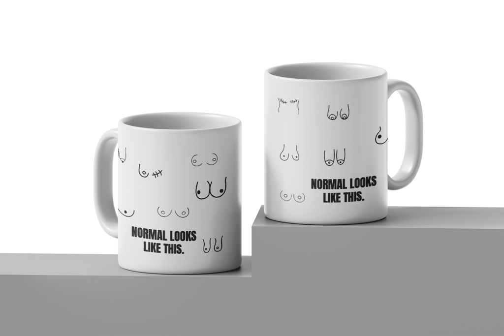 Caneca Normal Looks Like This (Boobs Edition) - HalfSerious