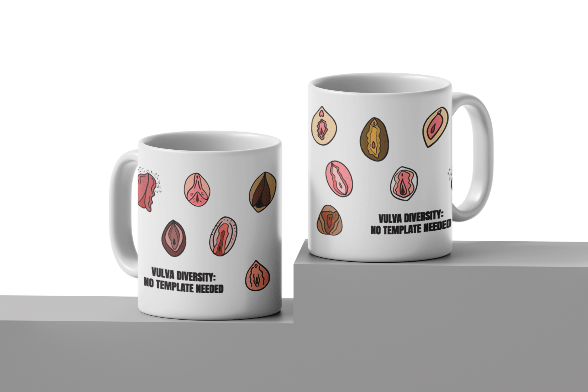 Caneca Vulva Diversity: No Template Needed - HalfSerious