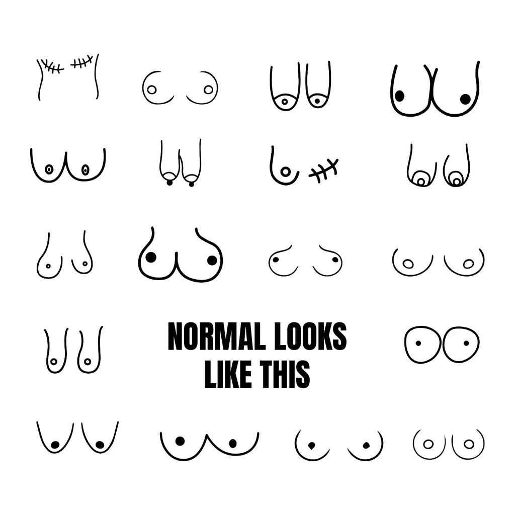 T-Shirt Normal Looks Like This (Boobs Edition) - HalfSerious