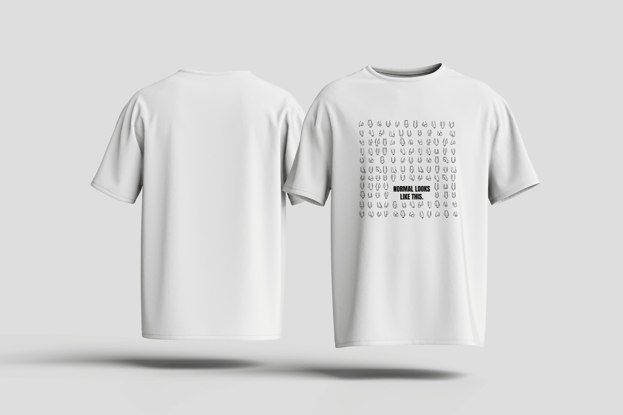 T-Shirt Normal Looks Like This (Penis Edition) - HalfSerious