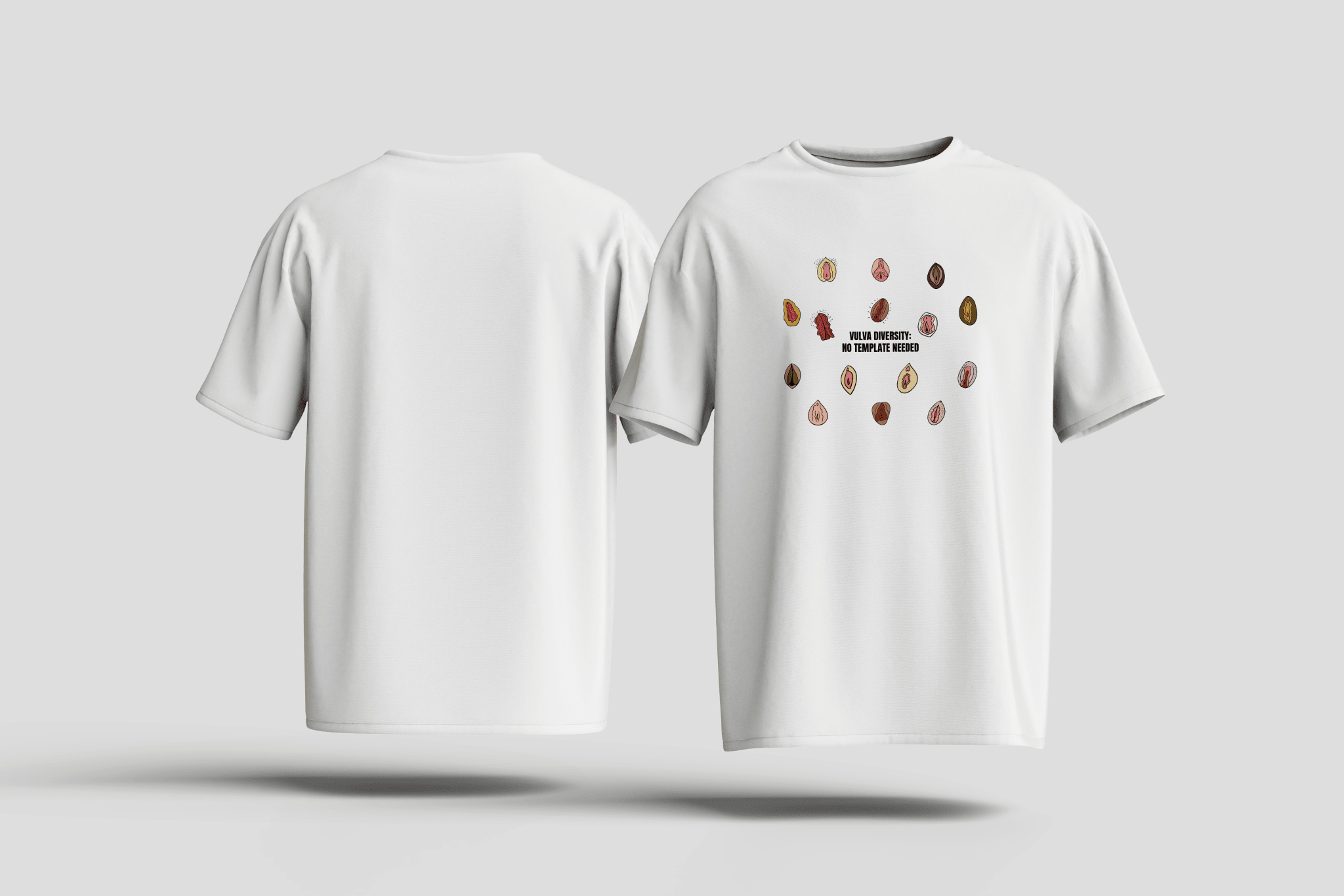 T-Shirt Vulva Diversity - HalfSerious