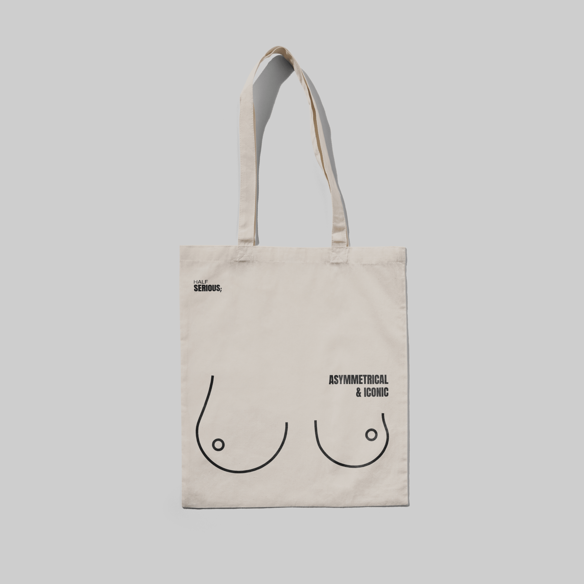 Totebag Asymmetrical and Iconic - HalfSerious