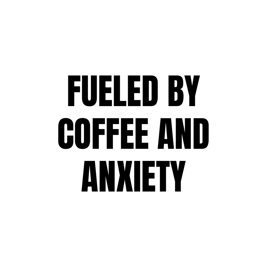 Totebag Coffee and Anxiety - HalfSerious