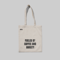 Totebag Coffee and Anxiety - HalfSerious