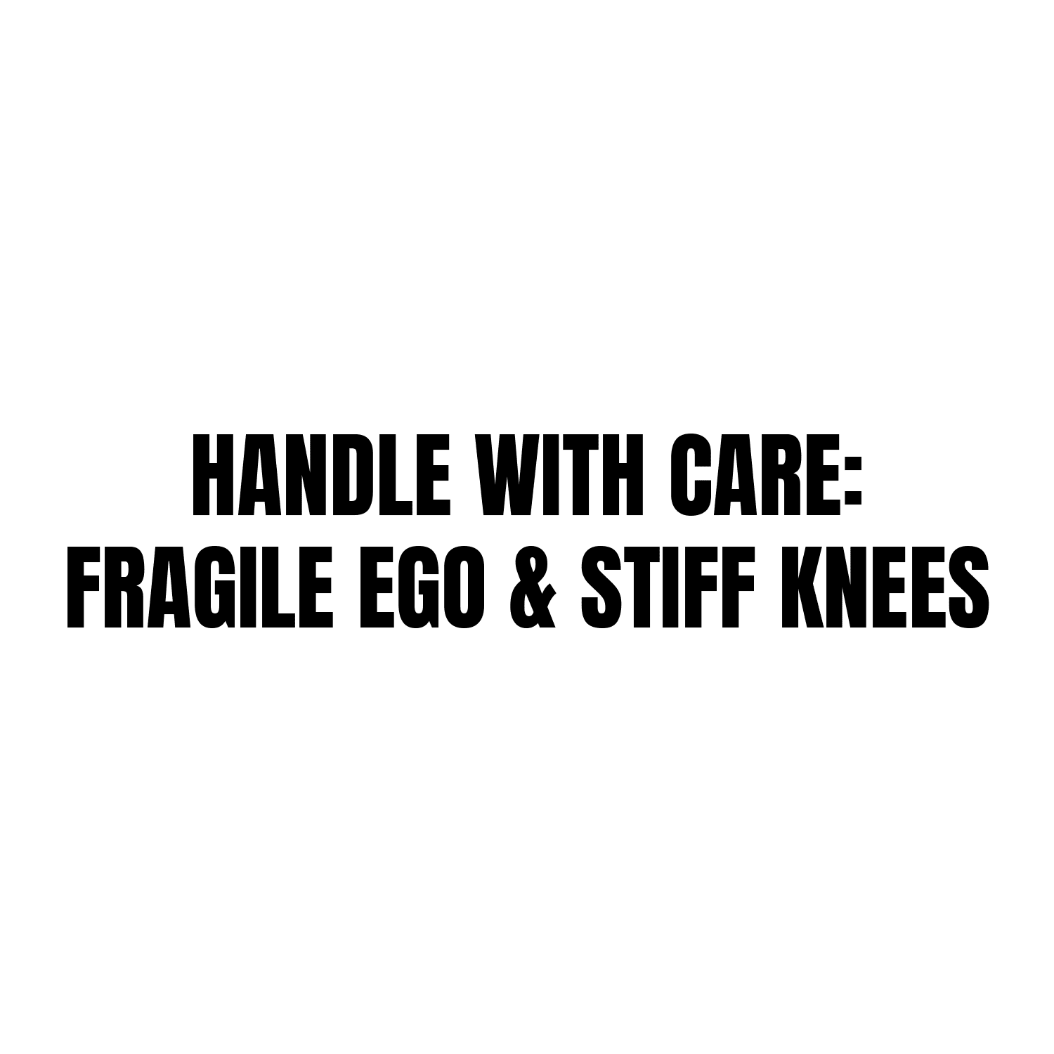 Totebag Handle With Care - HalfSerious