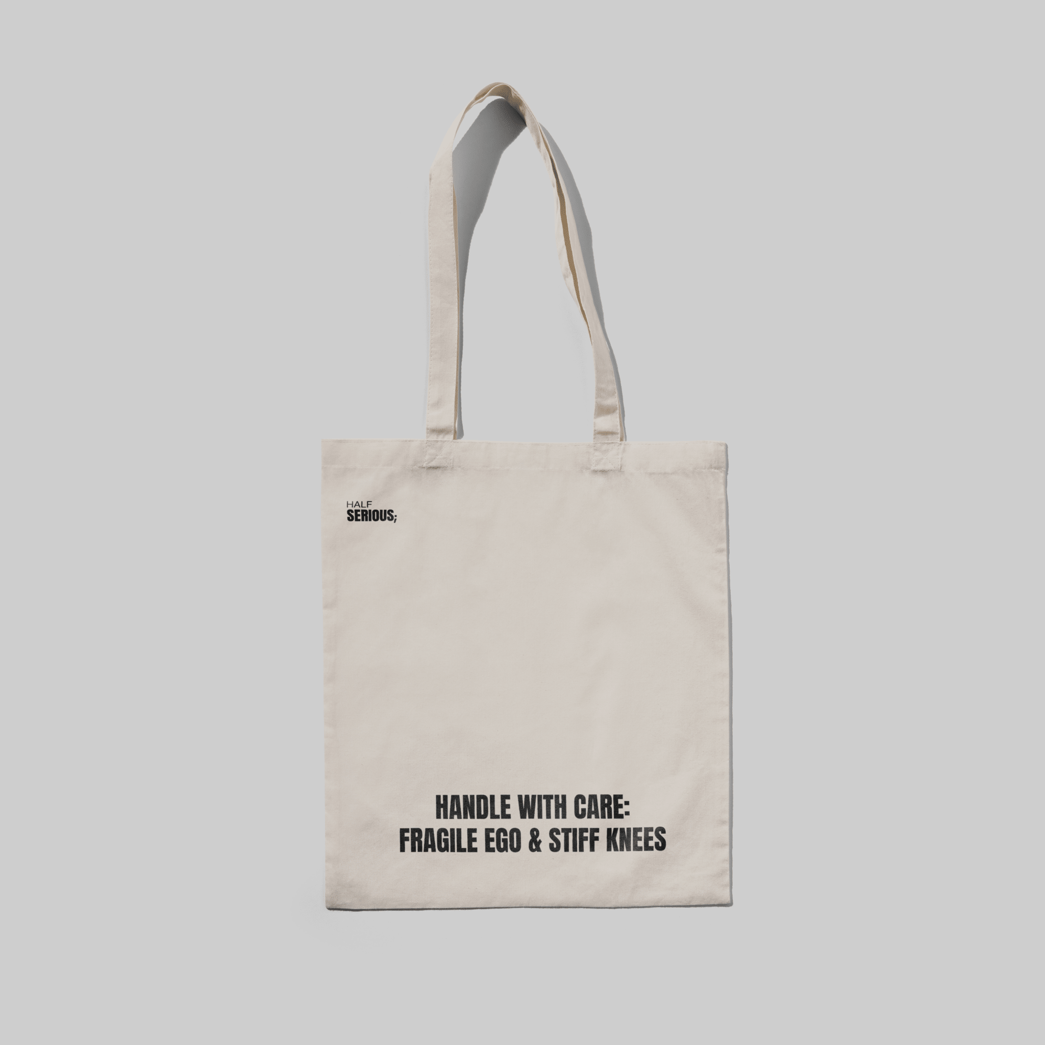 Totebag Handle With Care - HalfSerious