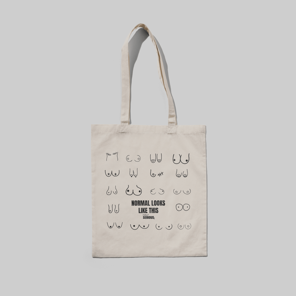 Totebag Normal Looks Like This (Boobs Edition) - HalfSerious