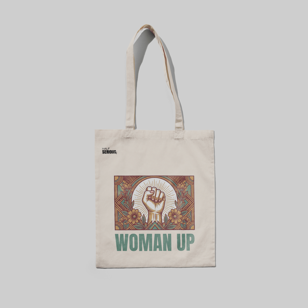 Totebag Woman Up - HalfSerious