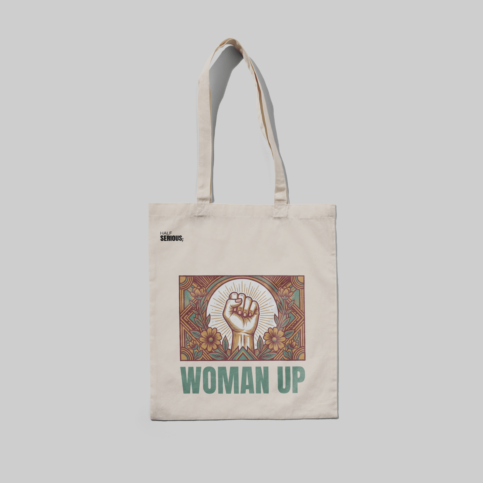 Totebag Woman Up - HalfSerious